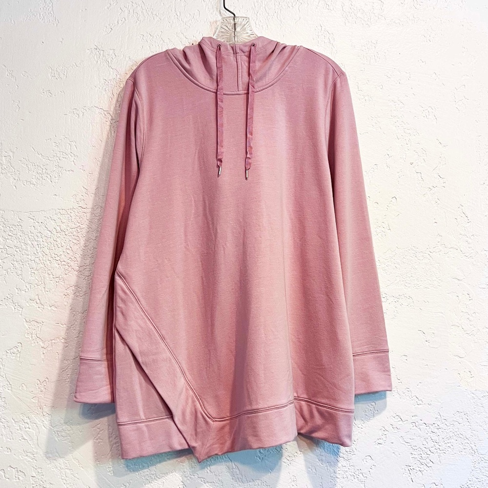 J Jill Fit Hoodie, Soft to the touch with Fleece Interior, Sz L, Athleisure